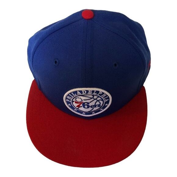 New Era NBA Mens 2-Tone 59FIFTY Show Your Loyalty Philadelphia 76ers Fitted Hat - Picture 1 of 12